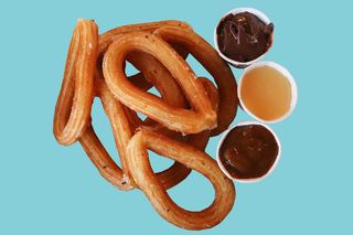 Churros con nutella
