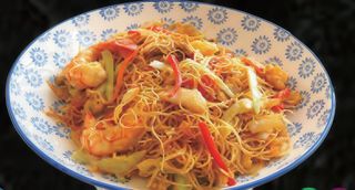 Fideo De Arroz Salteado