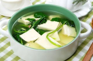Zuppa di tofu cinese 豆腐汤