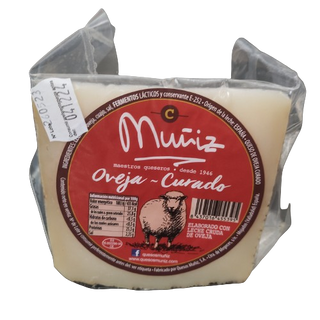 Queso Curado Muñiz. Cuña 450 Gr