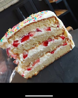 Strawberry Shortcake Slice