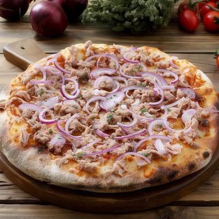 Pizza de atún y cebolla (L)