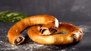 Bajgiel z Nutellą