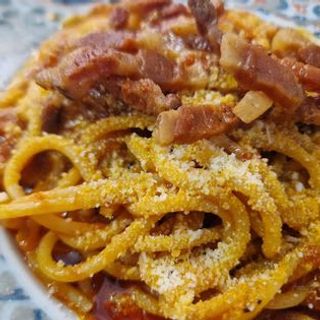 Bigoli all'amatriciana