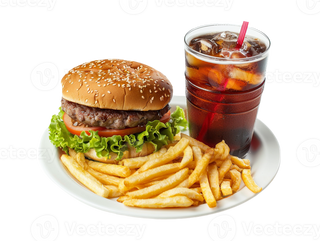 Double Jay Burger + Frites + Boisson