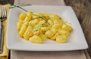 Chicche zucchine e gamberetti  3 porzioni