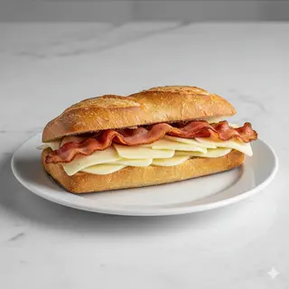 Bocata De Bacon Y Queso