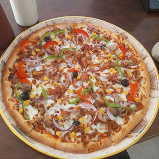 Pizza De kebab+verduras (Familar)