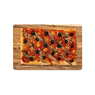 Pizza con anchoas (20x30 cm.)