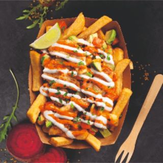 Chicken shawarma poutine