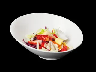 Fruit violet salad