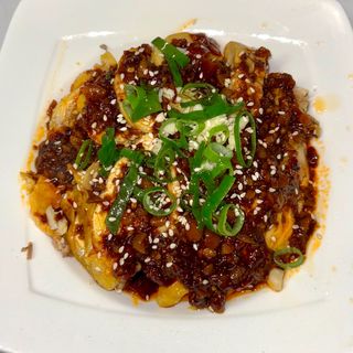 Ensalada de pollo en salsa picante