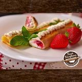 Млинці З Полуницею І Сиром