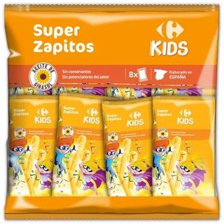Aperitivo Maíz Carrefour Kids Super Zapitos Pack 8 Udlde 6 G