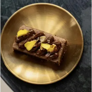 Lingote De Brownie Con Nuez Y Dulce De Leche