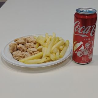 Menù chicken popcorn