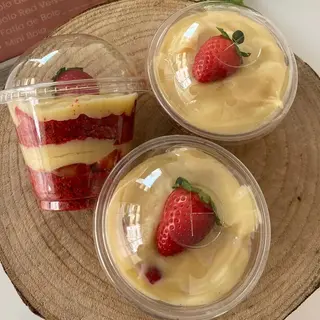 Bolo no Pote Massa Red Velvet