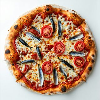 Pomoodoro e acciughe