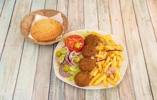 Menù falafel