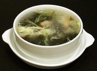 სუპი ზღვის ბალახით და კრევეტით, A4