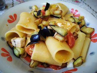 Paccheri con melanzana