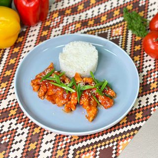 Свинина в кисло-сладком соусе