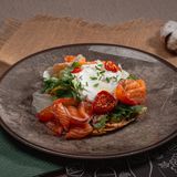 Vafel od krompira sa lososom i sirom rikota 340g