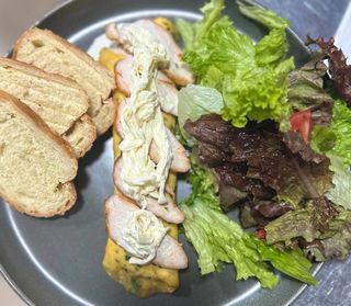 Французский омлет со страчателлой и индейкой (300г)