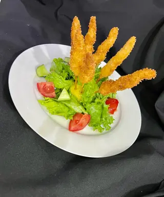 Креветки на шпажках