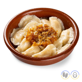 Empanadas hervidas con patata