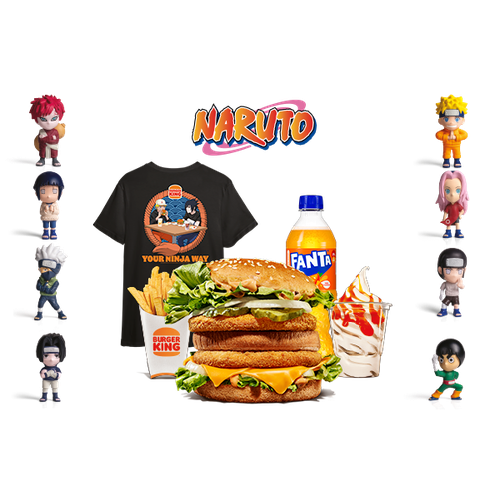 Menú Ninja Big King® Chicken Grande