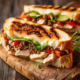 Panini Spécial Poulet & Viande Hachée