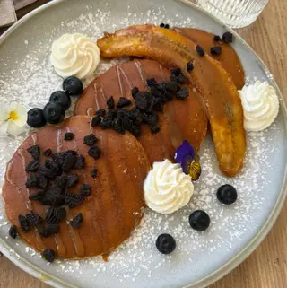 Banoffee pancakes