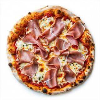 Pizza prosciutto normale