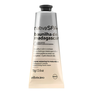 Nativa SPA Creme Mãos Baunilha e Madagascar 75g