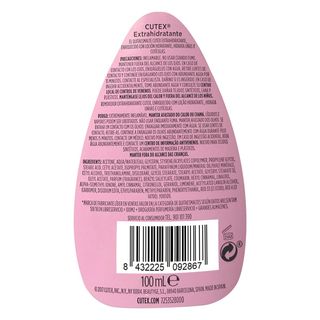 Quitaesmalte Hidratante Cutex Bote 100 Ml