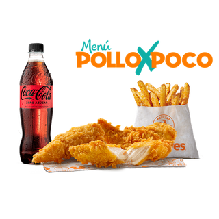 Menú 3 Tiras crujientes