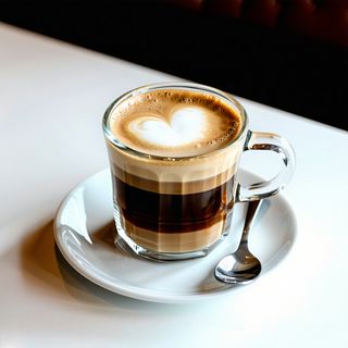 Espresso Dublu cu lapte