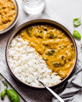 Coconut beef curry 