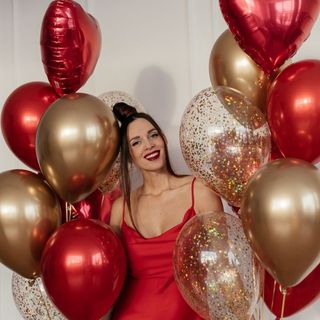 Buchet baloane cu heliu Valentine's Day 