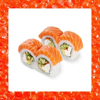 Рол Філадельфія Де Люкс зі свіжим лососем 0,5