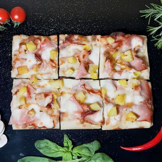 Pizza patate e speck 30x20cm