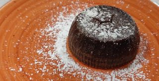 Tortino col cuore caldo al cioccolato