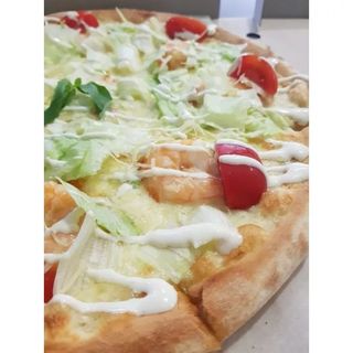 Піца  ЦЕЗАР З КРЕВЕТКОЮ (630г)