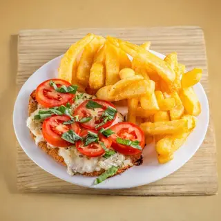 Súper Milanesa Caprese ternera