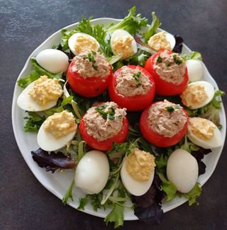 Salade Œuf  Tomate Mimosa