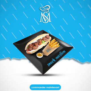 Sandwich Viande Hachée + Frites