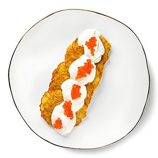 Деруни з червоним кав'яром (200/50/30г)