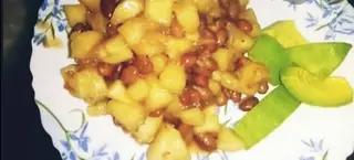 Cassava assorted dry beans 