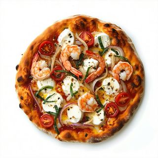 Pizza re gambero